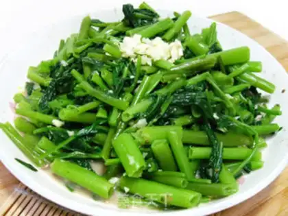 Make Water spinach in sesame sauce step 6