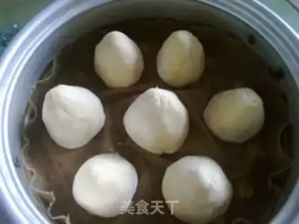 Make corn wowotou step 6
