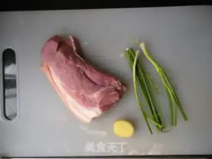 Make white cut meat step 0