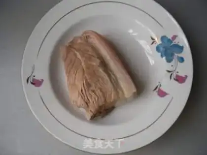 Make white cut meat step 3