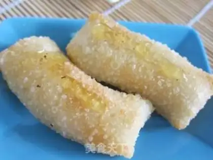 Make Banana roll step 8
