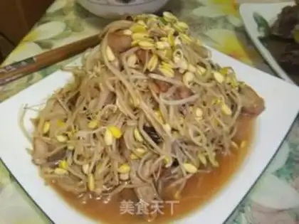 Make stir-fried bean sprouts step 4