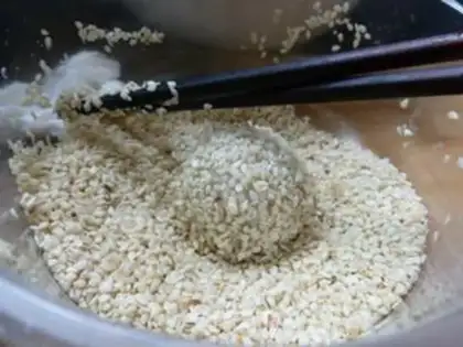 Make Purple sweet potato mayuan step 7