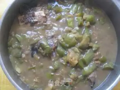 Make Stewed eggplant with catfish step 6