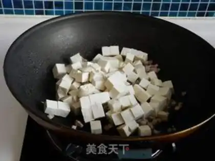 Make Minced pork and tofu step 5