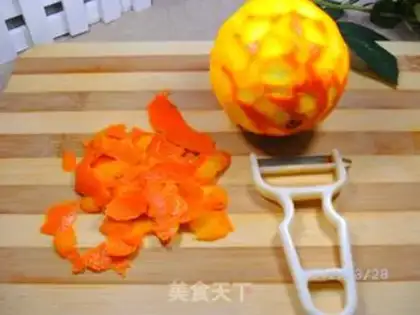 Make Orange-scented rose steamed buns step 1