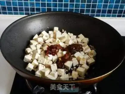Make Minced pork and tofu step 7
