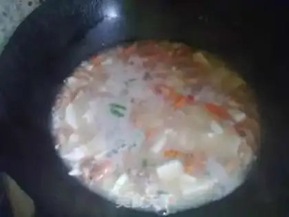 Make Shrimp and tofu soup step 7