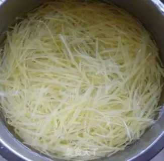 Make Fried shredded potatoes step 4