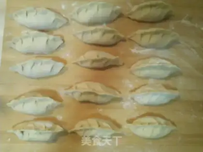 Make Fresh meat pot stickers step 9