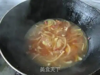 Make Beef noodles with potatoes and onions step 6