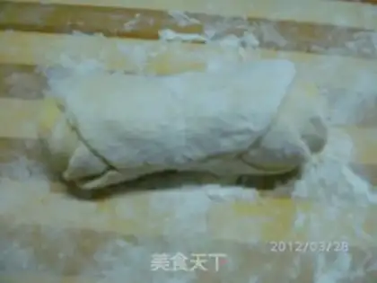 Make Orange-scented rose steamed buns step 16