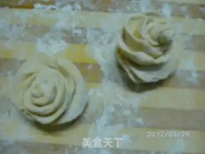 Make Orange-scented rose steamed buns step 18