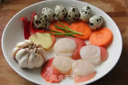 Make Steamed scallops with garlic and vermicelli step 0