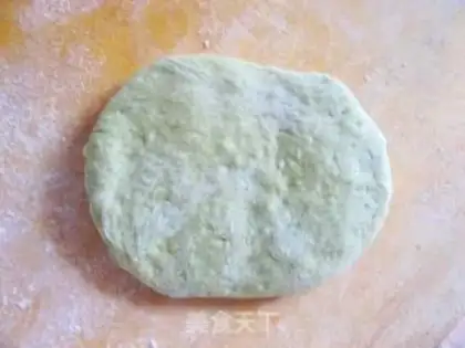 Make Oil-free matcha sesame steak bun step 4