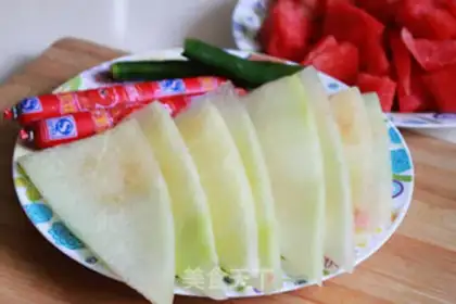 Make Fresh watermelon peel step 0