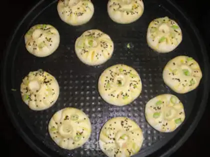 Make Pork bun with rapeseed mushroom step 16