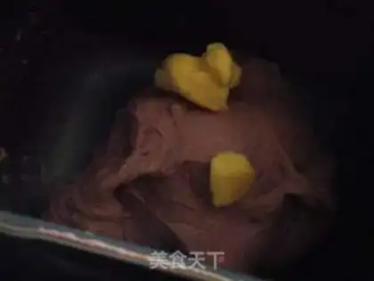 Make Purple potato toast step 1