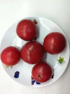 Make Ice-cold tomatoes step 1