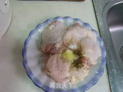 Make Shiyaki chicken leg rice step 1