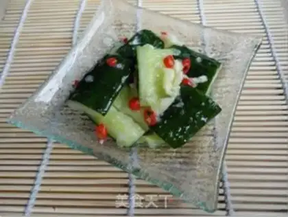 Make Salad cucumber step 4