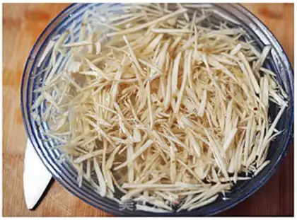 Make Burdock salad step 2