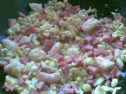 Make fried rice step 5