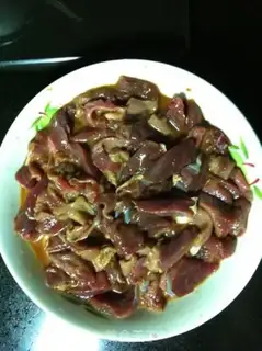 Make Fried chili with duck gizzards step 2