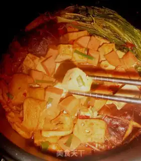 Make Qian-style spicy tofu pot step 9