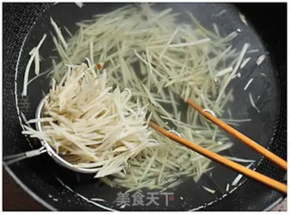 Make Burdock salad step 4