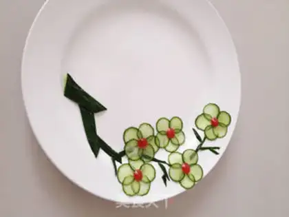 Make plum blossom step 2