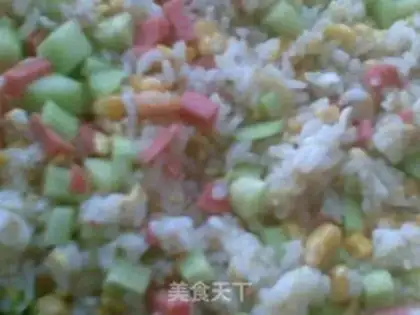 Make fried rice step 7