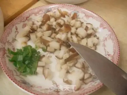 Make Mushroom egg cake step 1