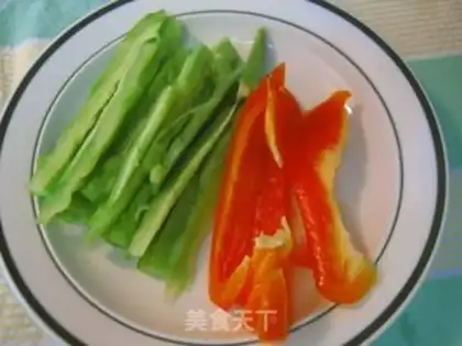Make Balsam pear egg cake step 1
