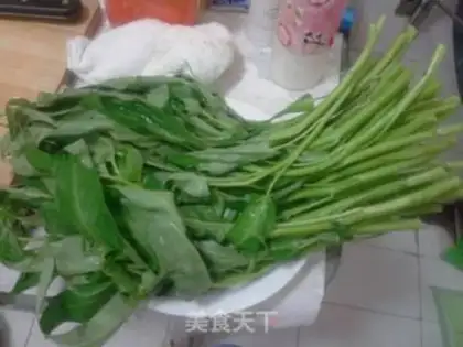 Make Chinese cabbage with garlic step 1
