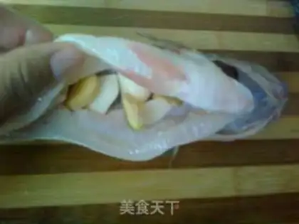 Make steamed bass step 3