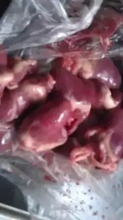 Make stir-fried duck heart with rice bamboo step 0