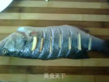 Make steamed bass step 4