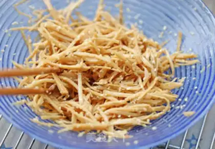 Make Burdock salad step 10