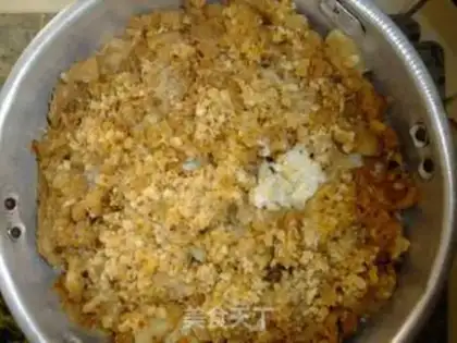 Make Steamed pork rice with sweet potato and pumpkin flour step 10