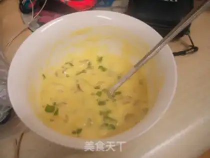 Make Mushroom egg cake step 4