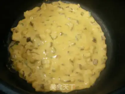 Make Mushroom egg cake step 5