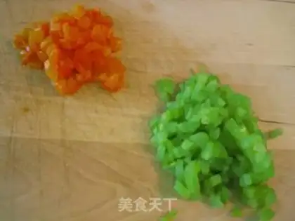 Make Balsam pear egg cake step 5