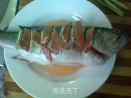 Make steamed bass step 7