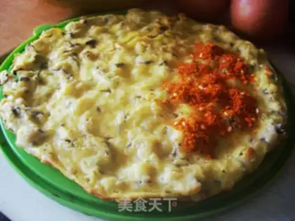 Make Mushroom egg cake step 7