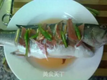 Make steamed bass step 8