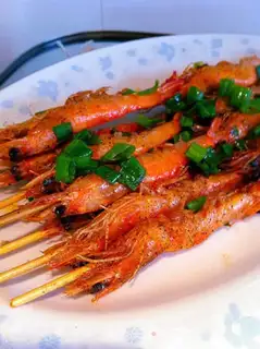 Make Grilled shrimp kebabs step 4