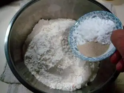 Make Cowpea and pork vegetable buns step 5