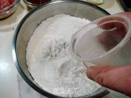 Make Cowpea and pork vegetable buns step 6