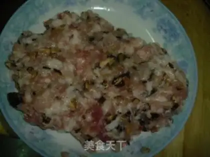 Make stuffed sausage step 1